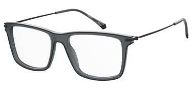 Premium Men Polaroid Eyeglasses: PLD D414 - Grey - SpecSMART Eye Clinic (Diagonal View)